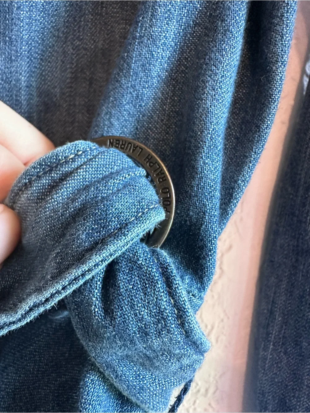 Ralph Lauren Indigo Denim Belted Shirt Dress